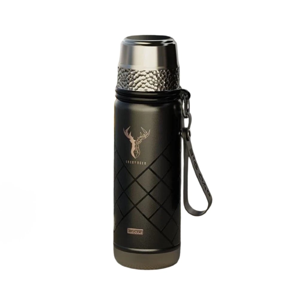 Bullet-style titanium tumbler