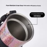 Pure Titanium Colorful Titanium Tumbler