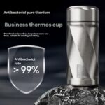 Pure Titanium Twist Titanium Tumbler