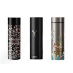 Pure Titanium Floral Straight Titanium Tumbler