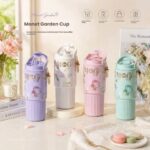 Car Cup Monet Garden Insulated Tumbler