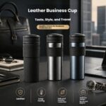 Car Cup Leather-Sleeve Business Cup