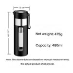 Glass Cup Magnetic Plastic & Glass Tumbler
