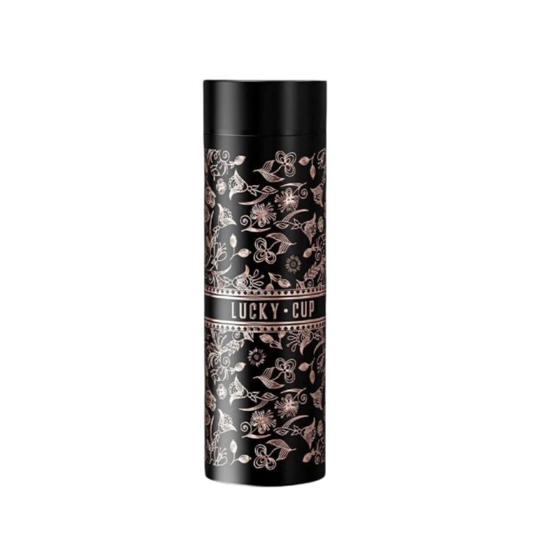 Pure Titanium Floral Straight Titanium Tumbler